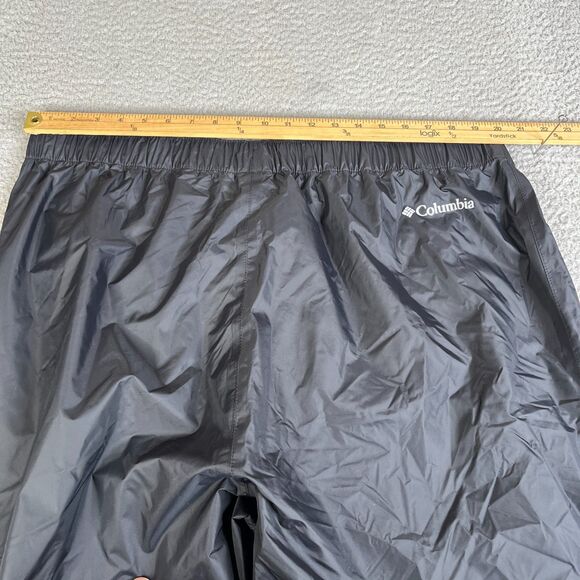 Columbia Omni Tech Rain Pants Mens XXL Black Elastic Waist Lined  40X32 - Picture 10 of 15